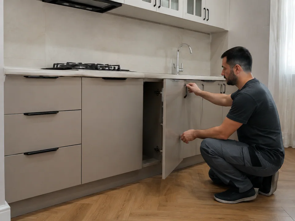 Kitchen furniture repair completed in Sumqayıt