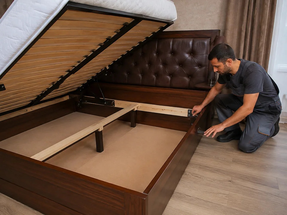 Bed frame repair completed in Badamdar