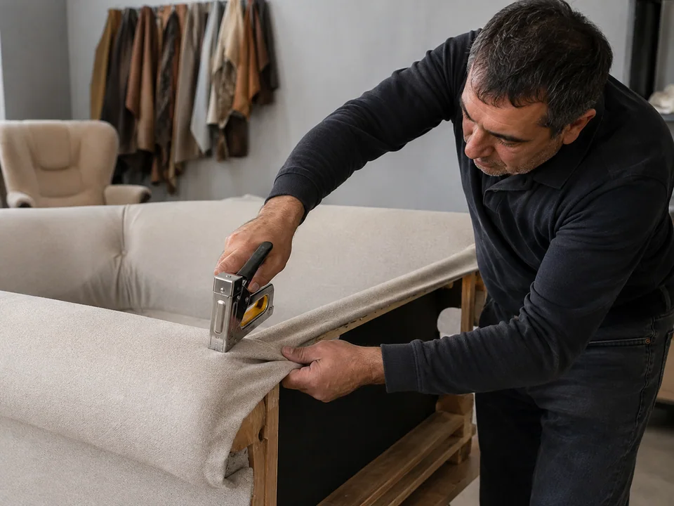 Sofa reupholstery