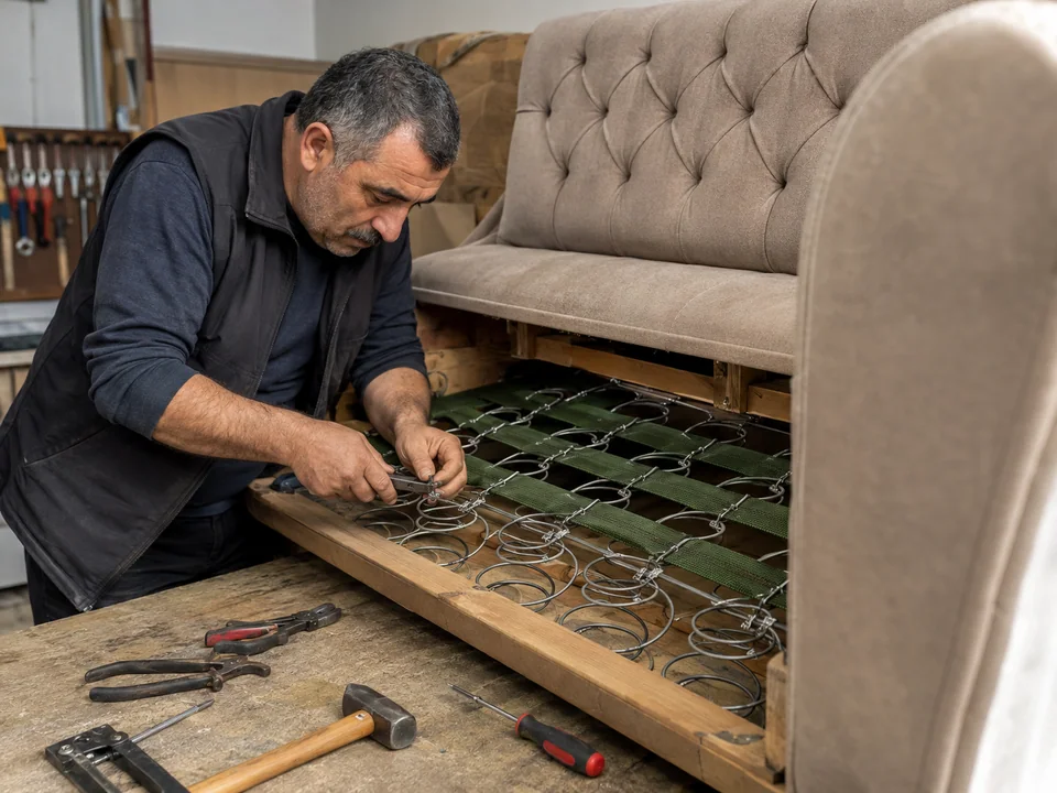 Sofa spring repair