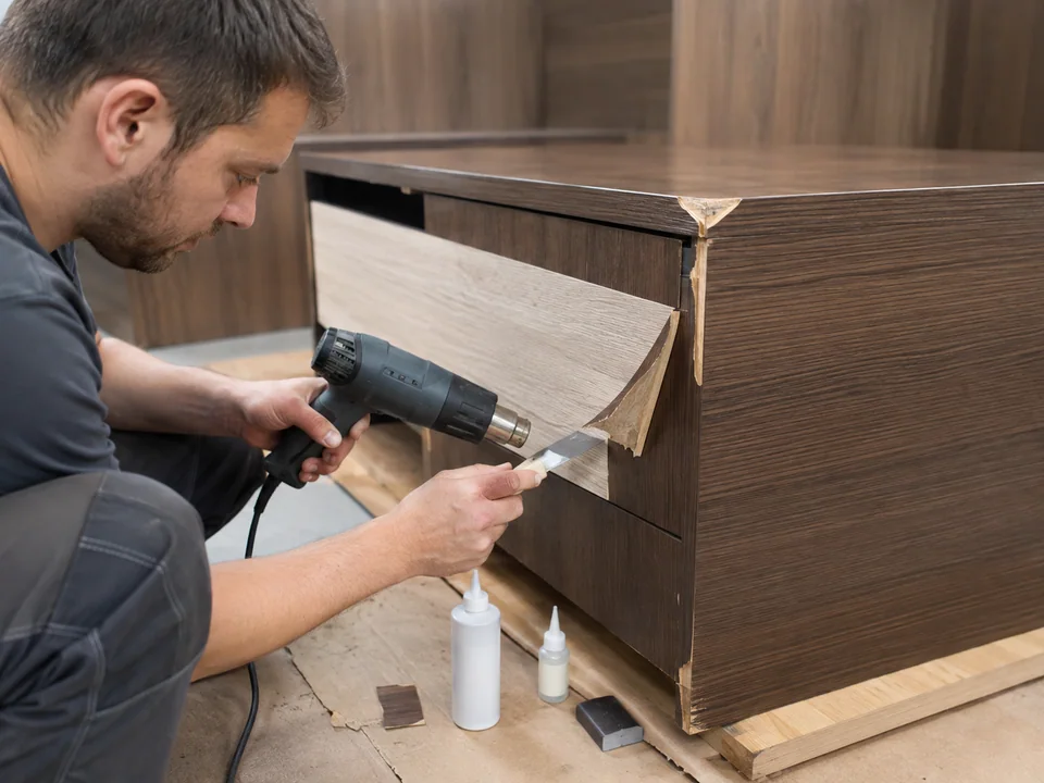 Laminate furniture repair